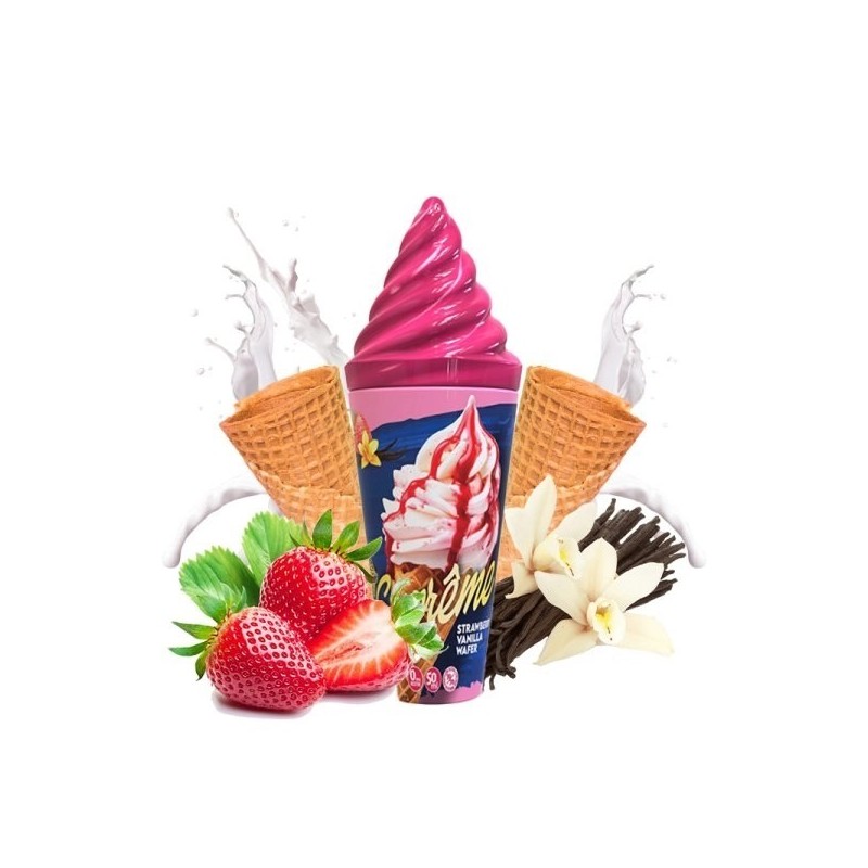 Suprême Premix Vape Maker 50/100ml - Strawberry Vanilla | EliqVapoteur