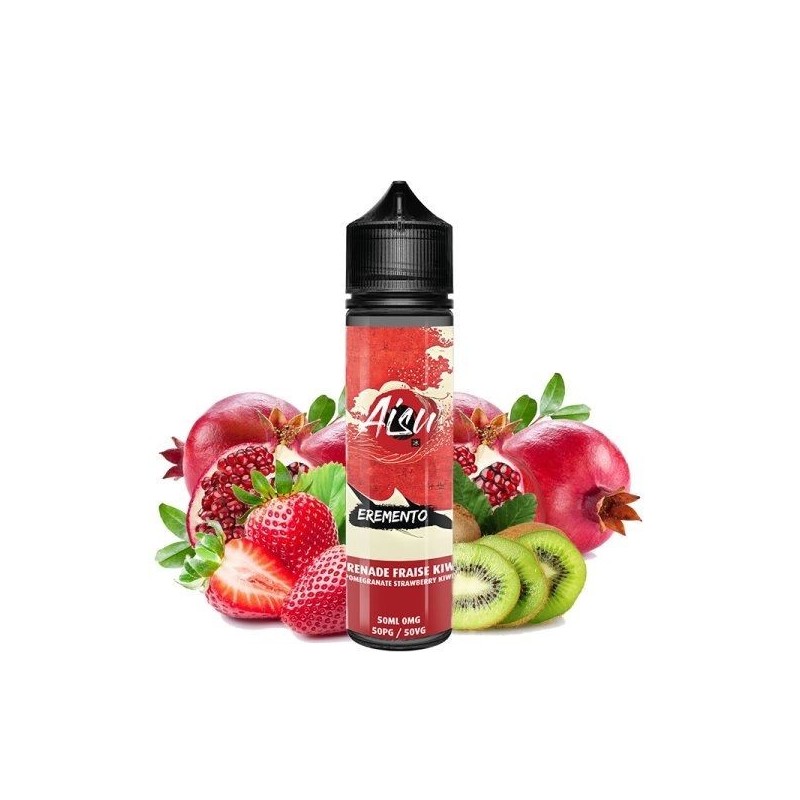 Aisu By Zap Juice Premix - Strawberry Kiwi Grenade 50/60ml | EliqVapoteur