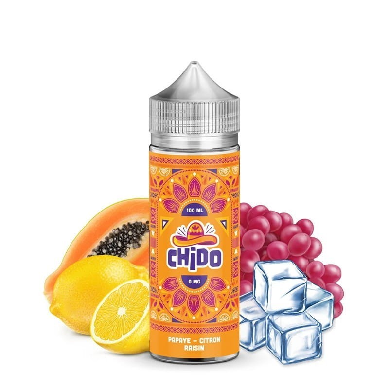 Premix Chido 100/120ml - Papaye Citron Raisin | Eliq Vapoteur