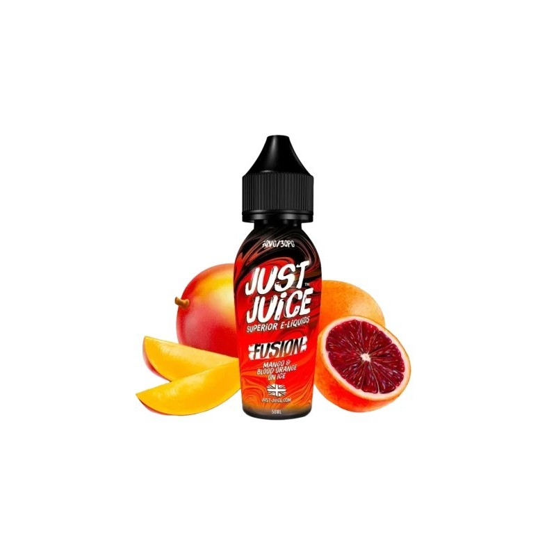 Premix Just Juice 50/60ml - Fusion Mango & Blood Orange Ice | Eliq Vapoteur