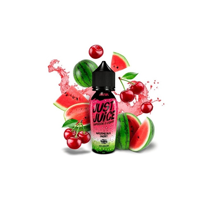 Premix Just Juice 50/60ml - Watermelon & Cherry | Eliq Vapoteur