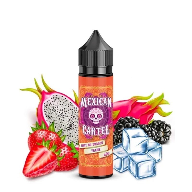 Mexican Cartel 50/60ml - Dragon Fruit Strawberry Blackberry | EliqVapoteur