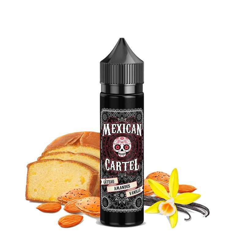 Premix Mexican Cartel 50/60ml - Gâteau Amandes Vanille | Eliq Vapoteur