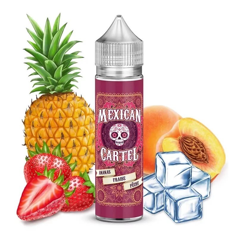 Mexican Cartel 50/60ml - Pineapple Strawberry Peach | EliqVapoteur
