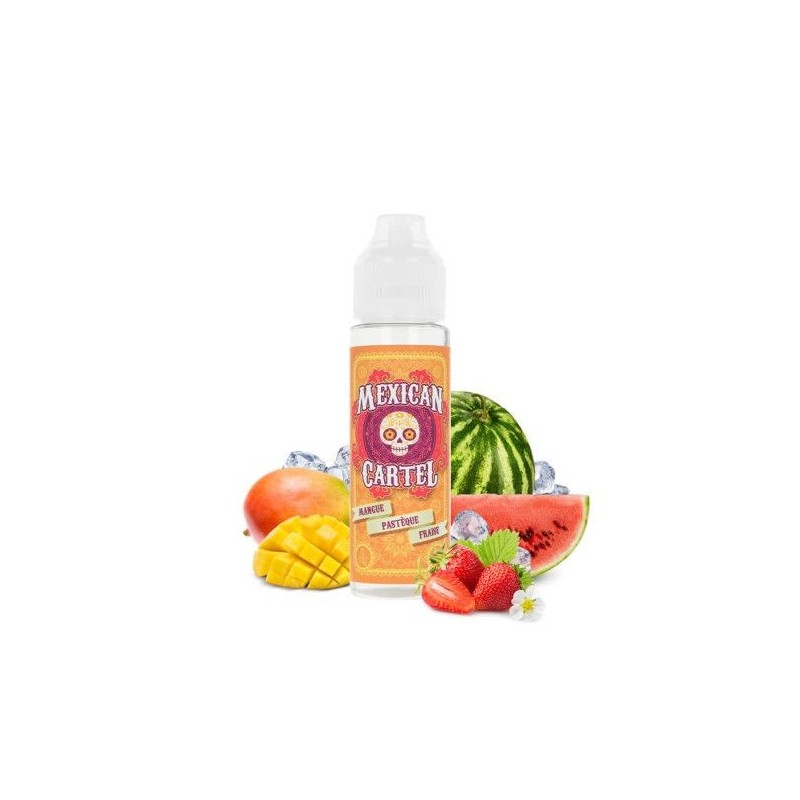 Premix Mexican Cartel 50/60ml - Mangue Pastèque Fraise | Eliq Vapoteur
