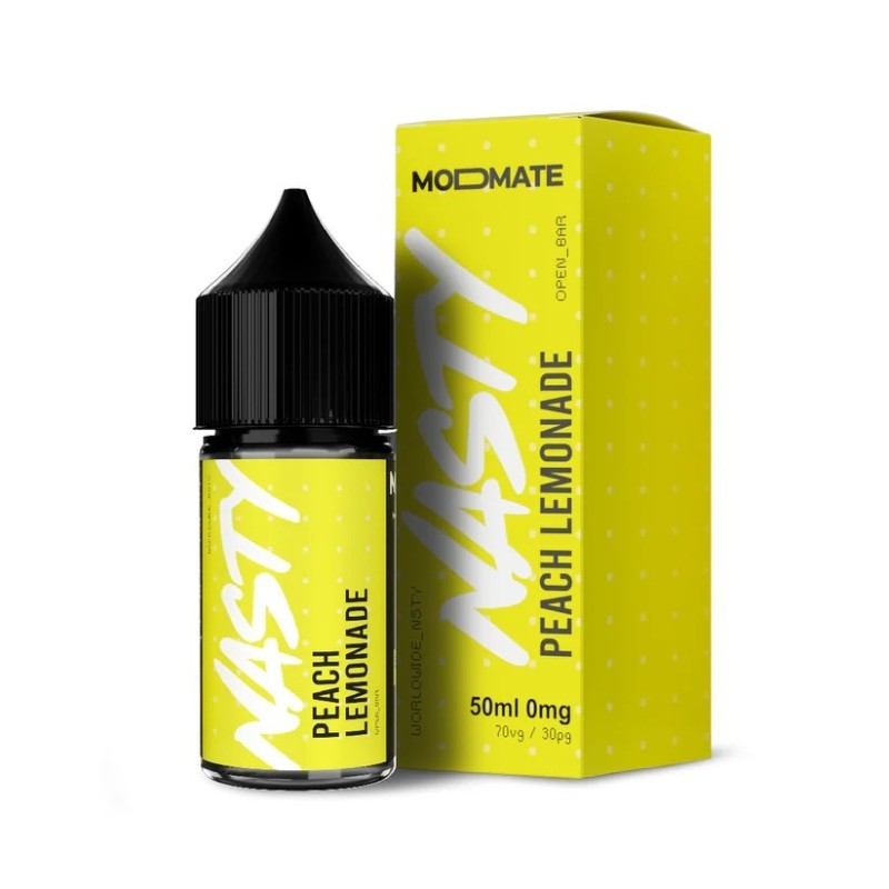 Premix Nasty Juice 50/60ml - Peach Lemonade | Eliq Vapoteur