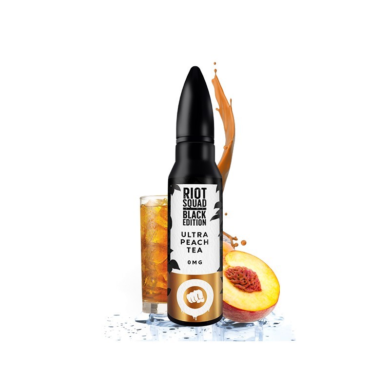 Riot Squad Black Edition Ultra Peach Tea 50/60ml | EliqVapoteur