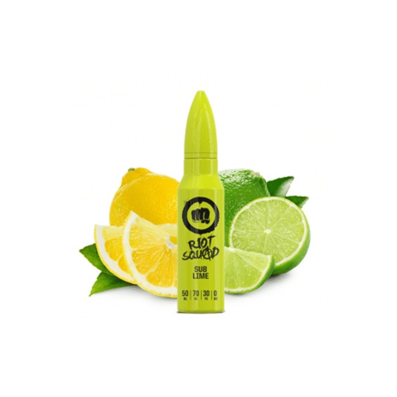 Premix Riot Squad 50/60ml - Sub-Lime | Eliq Vapoteur