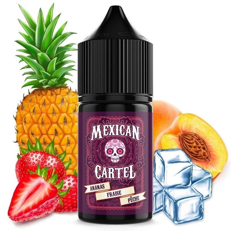Arôme Mexican Cartel - Ananas Fraise Pêche 30ml | EliqVapoteur