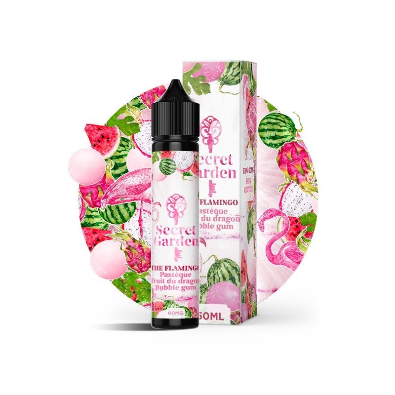 Premix Secret Garden by Secret's LAb 50/70ml - The Flamingo | Eliq Vapoteur