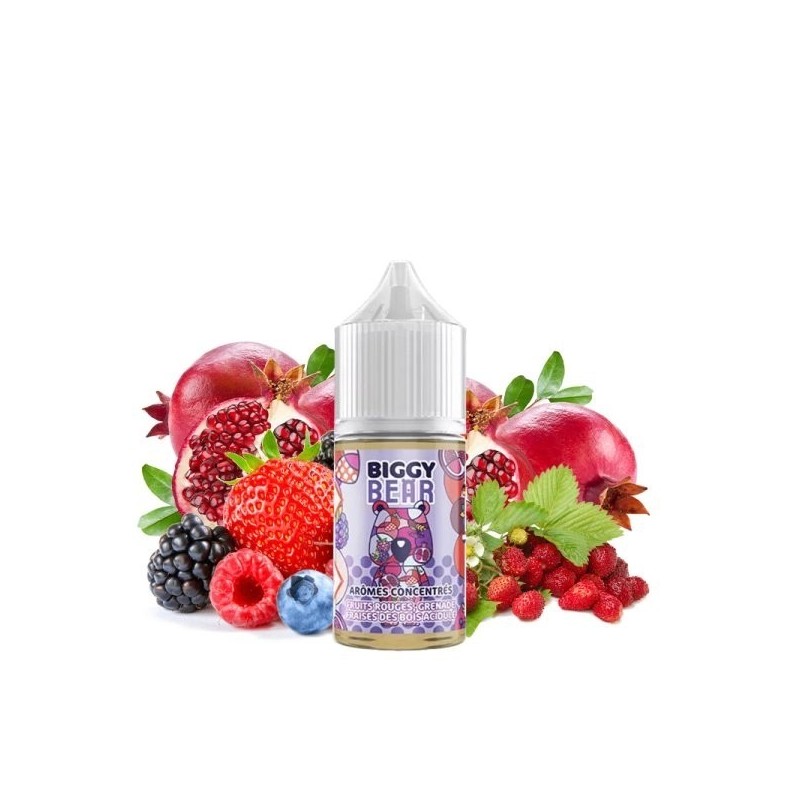 Concentré Biggy Bear - Fruits Rouges Grenade Fraise des Bois Acidulés 30ml | EliqVapoteur