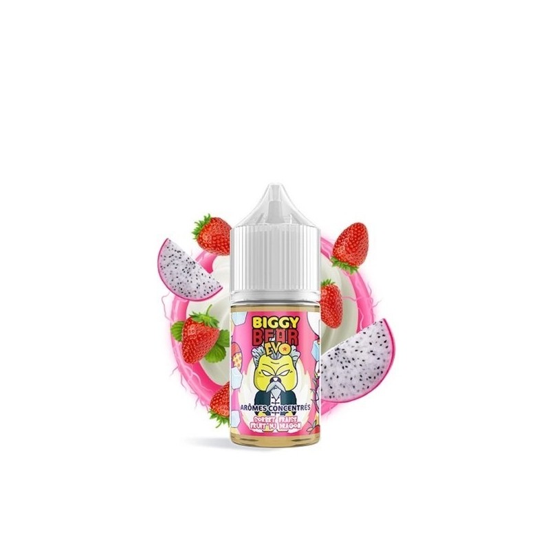 Biggy Bear Concentrate - Strawberry Sorbet Dragon Fruit 30ml | EliqVapoteur