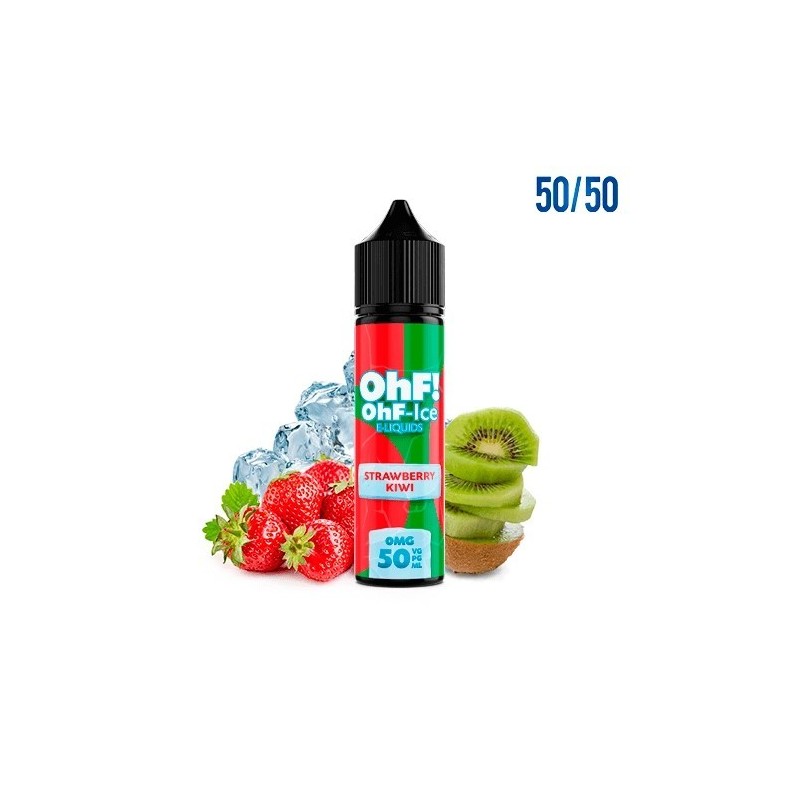 Ohf! Ice 50/50 - Strawberry Kiwi Premix 50/60ml | EliqVapoteur