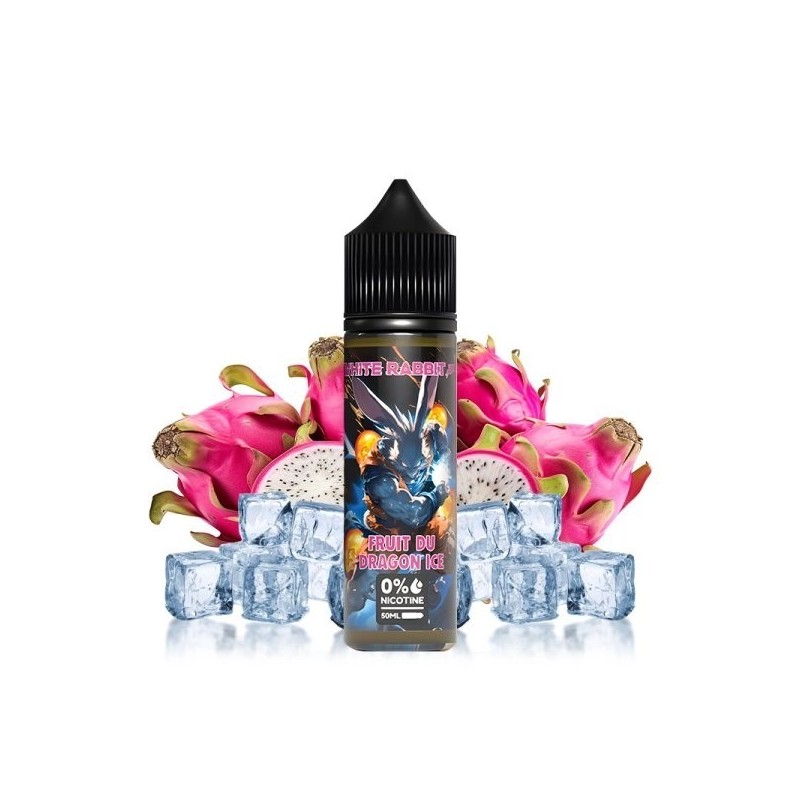 White Rabbit Premix 50/60ml - Dragon Fruit Ice | EliqVapoteur