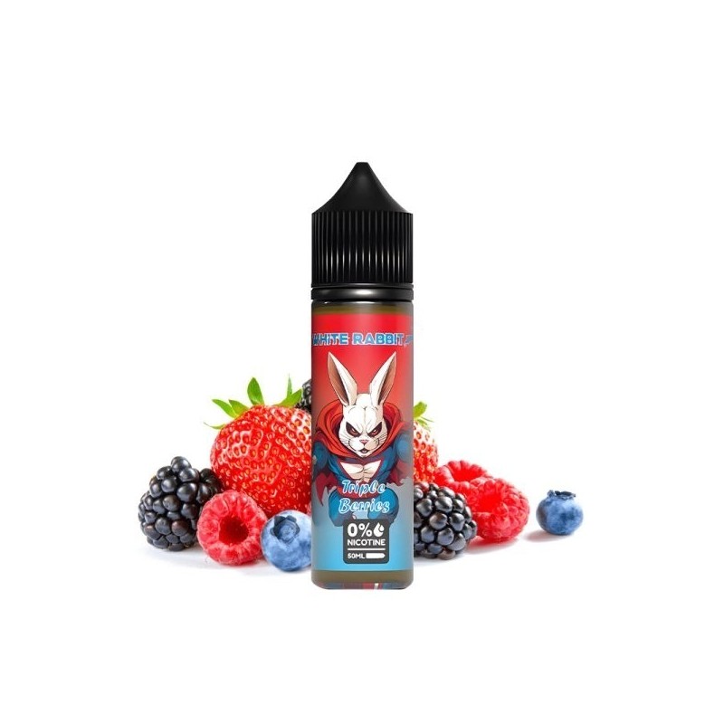 White Rabbit Premix 50/60ml - Triple Berries | EliqVapoteur