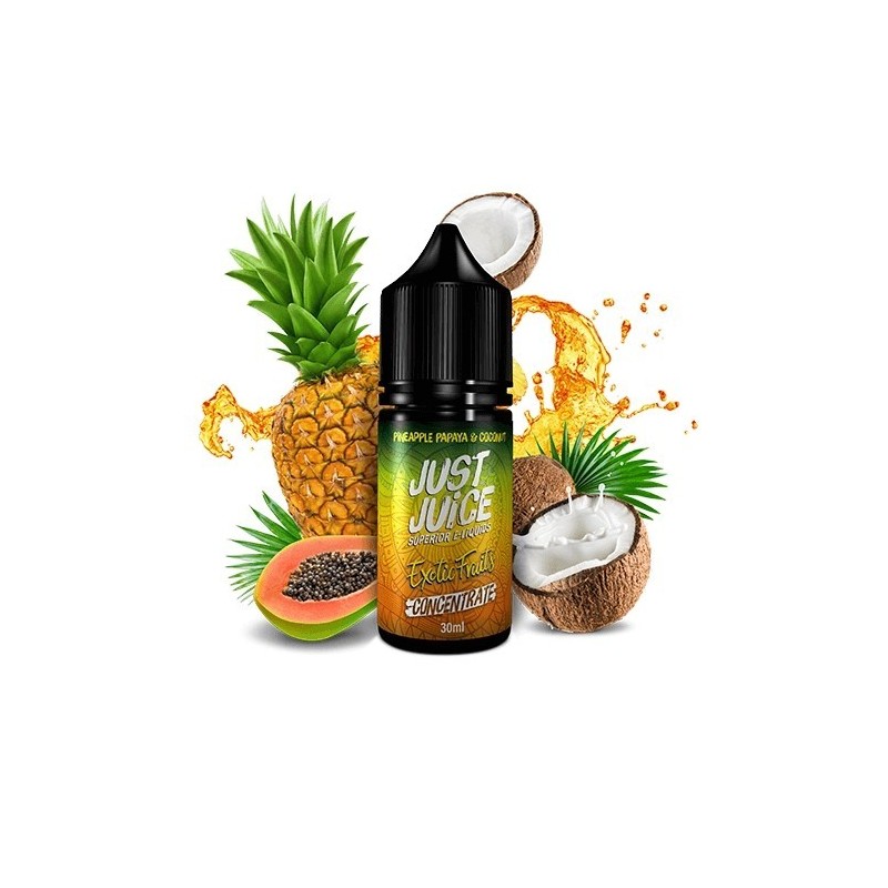 Just Juice Exotic Fruits - Pineapple Papaya Coconut Concentrate 30ml | EliqVapoteur