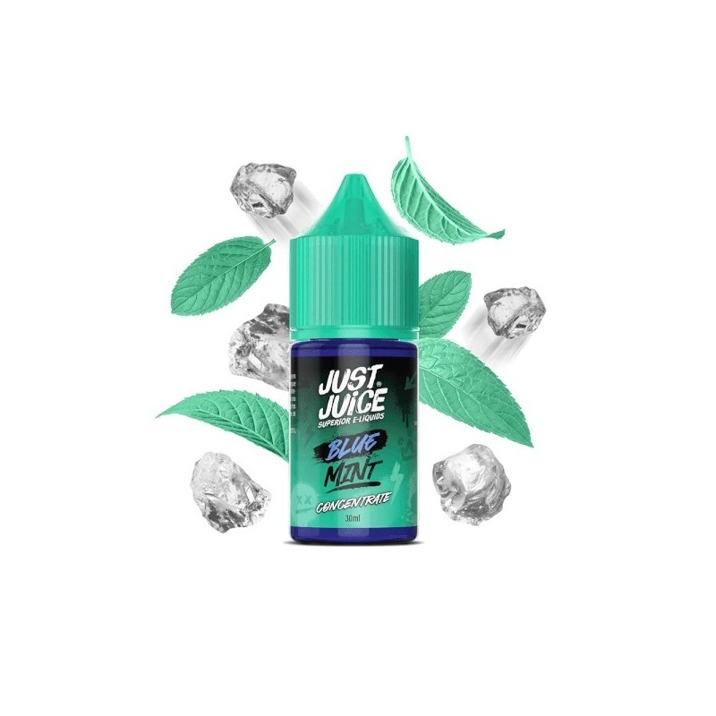 Just Juice Mint Range - Blue Mint 30ml Concentrate | EliqVapoteur
