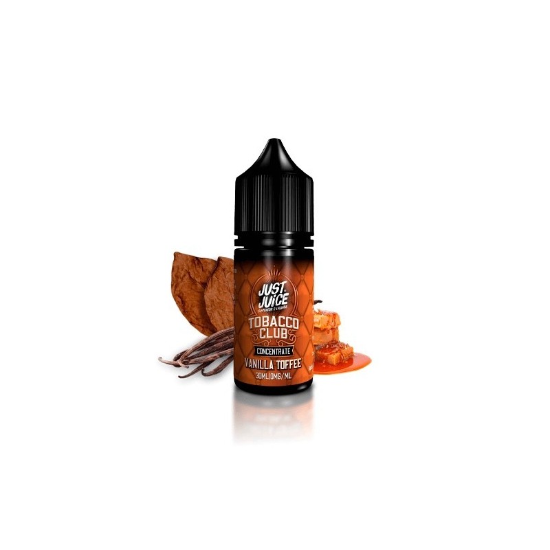 Just Juice Tobacco Club - Vanilla Toffee Concentrate 30ml | EliqVapoteur
