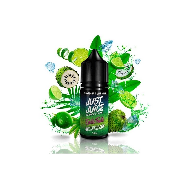 Just Juice Exotic Fruits - Guanabana & Lime On Ice 30ml | EliqVapoteur