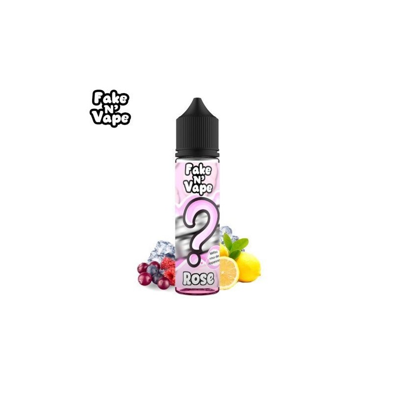 Premix Fake N Vape 50/60ml - Rose | Eliq Vapoteur