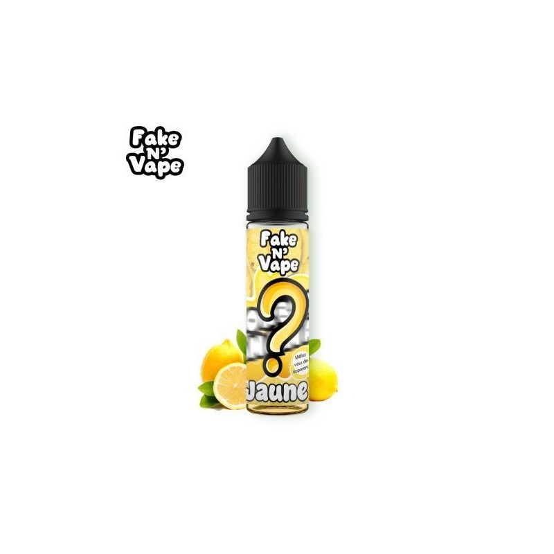 Premix Fake N Vape 50/60ml - Jaune | Eliq Vapoteur