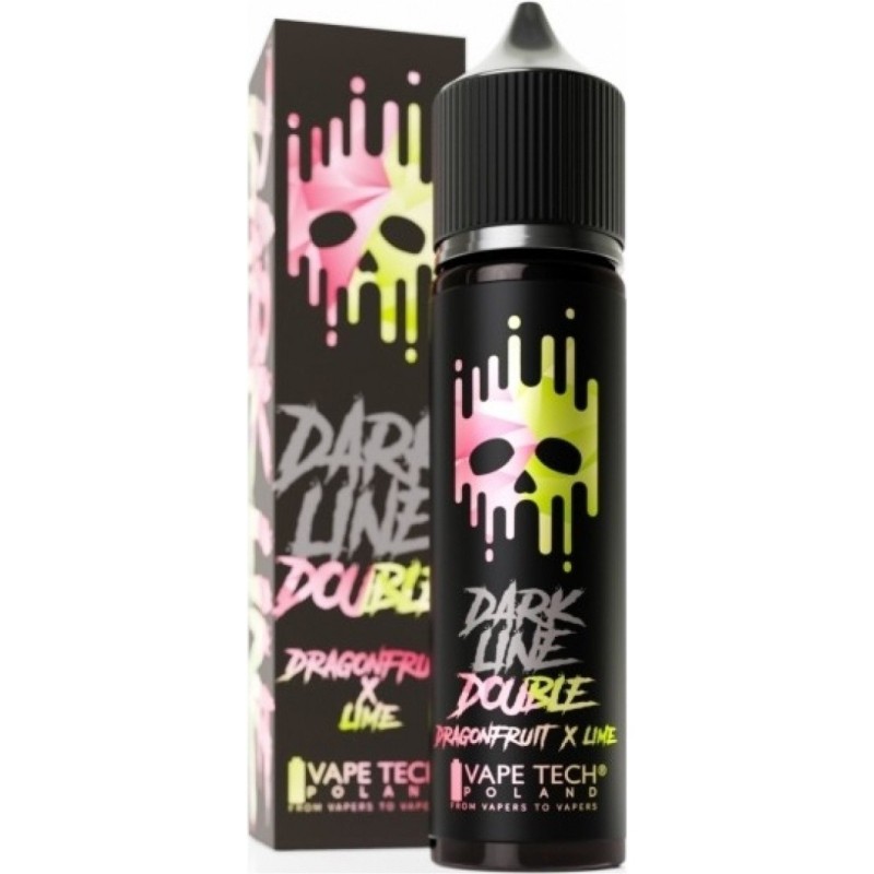 Longfill DARK LINE Double 8/60ml - Dragonfruit Lime | Eliq Vapoteur