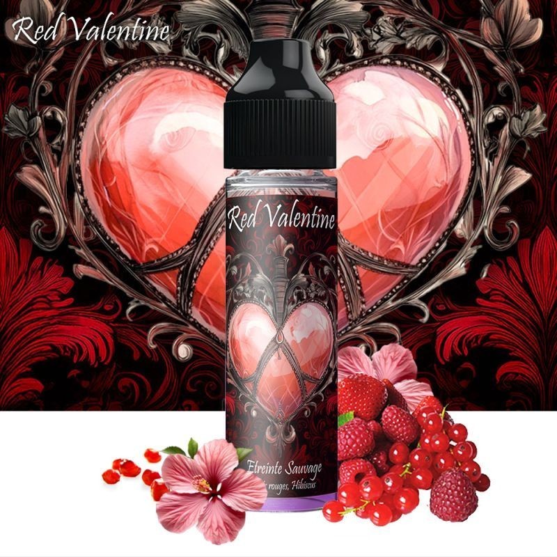 Premix Red Valentine 50/75ml - Etreinte Sauvage | Eliq Vapoteur