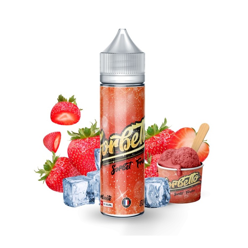 Premix Sorbetto 50/75ml - Sorbet Fraise | Eliq Vapoteur