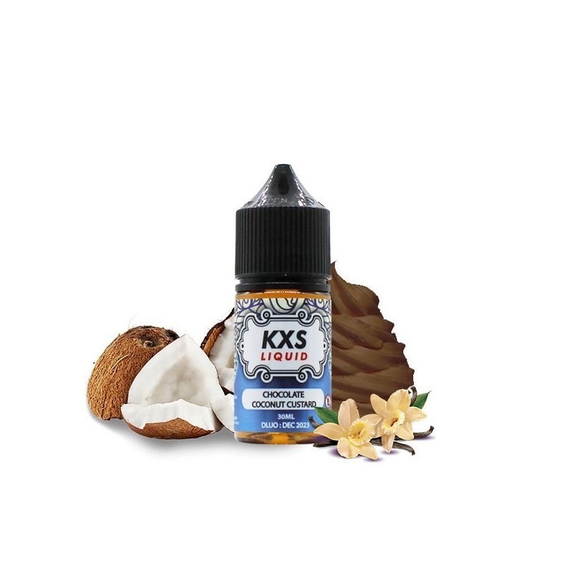 Concentré KXS - Chocolate Coconut Custard 30ml | EliqVapoteur