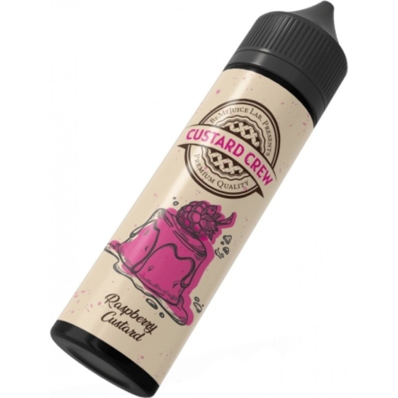 Custard Crew 10/60ml - Raspberry Custard | EliqVapoteur