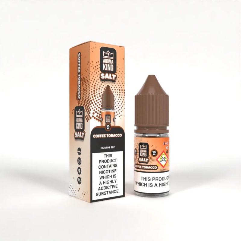E-liquide Aroma King Nic Salt 10ml - Café Tabac 20mg | EliqVapoteur