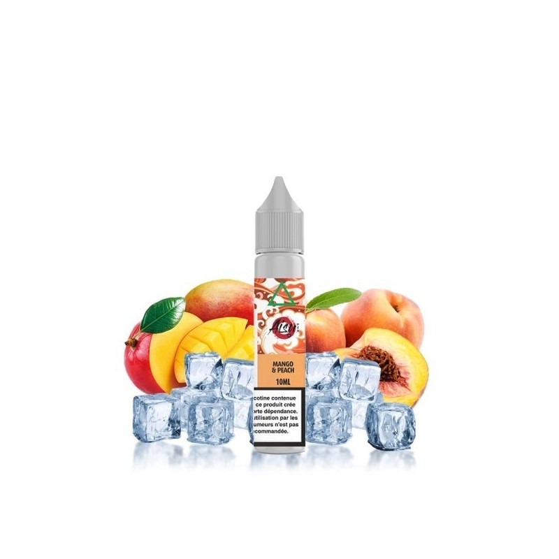 Aisu Salt E-liquid 20mg 10ml - Mango Peach | EliqVapoteur