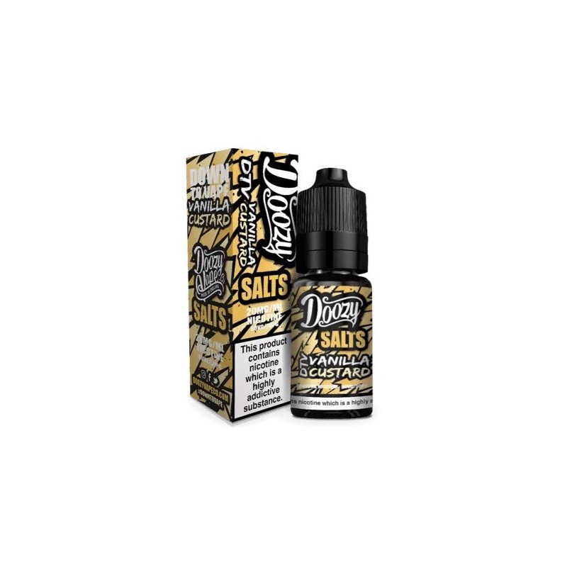 Liquid Dooze Salt 10ml - Vanilla Custard 20mg | Eliq Vapoteur