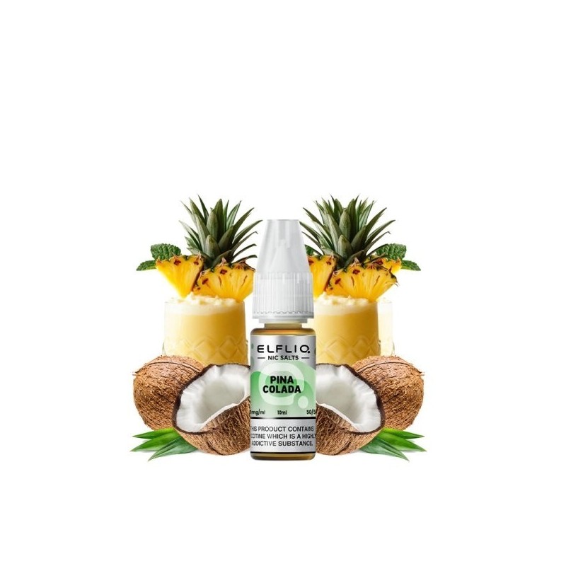 E-liquide Elfbar Elfliq Salt 10ml - Pina Colada 20mg | EliqVapoteur
