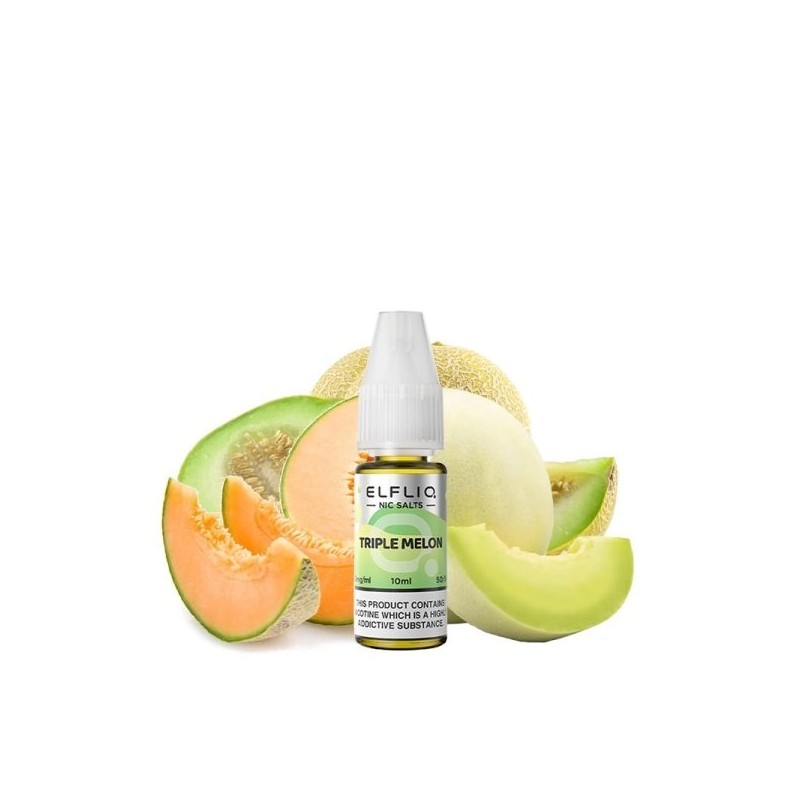 Elfbar Elfliq Salt E-liquid 10ml - Triple Melon 20mg | EliqVapoteur