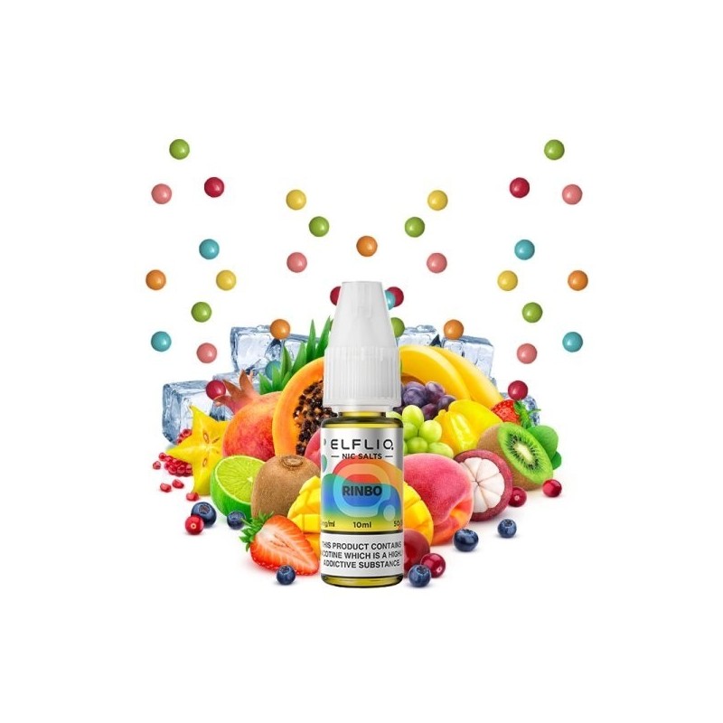E-liquide Elfbar Elfliq Salt 10ml - Rinbo 20mg | EliqVapoteur