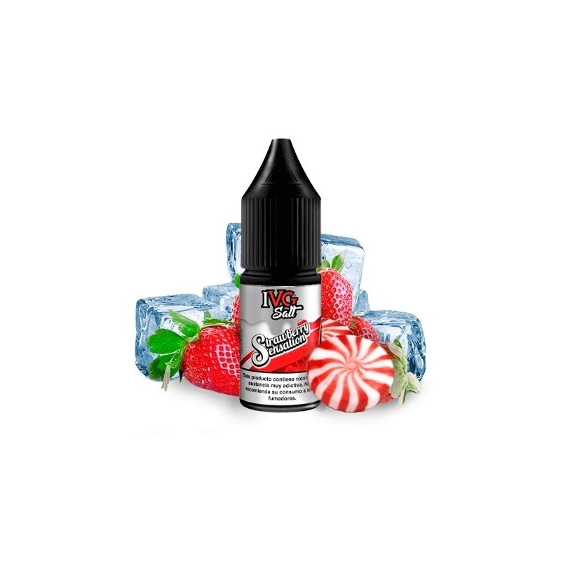 E-liquide IVG Salt 20mg/ml - Strawberry Sensation | EliqVapoteur