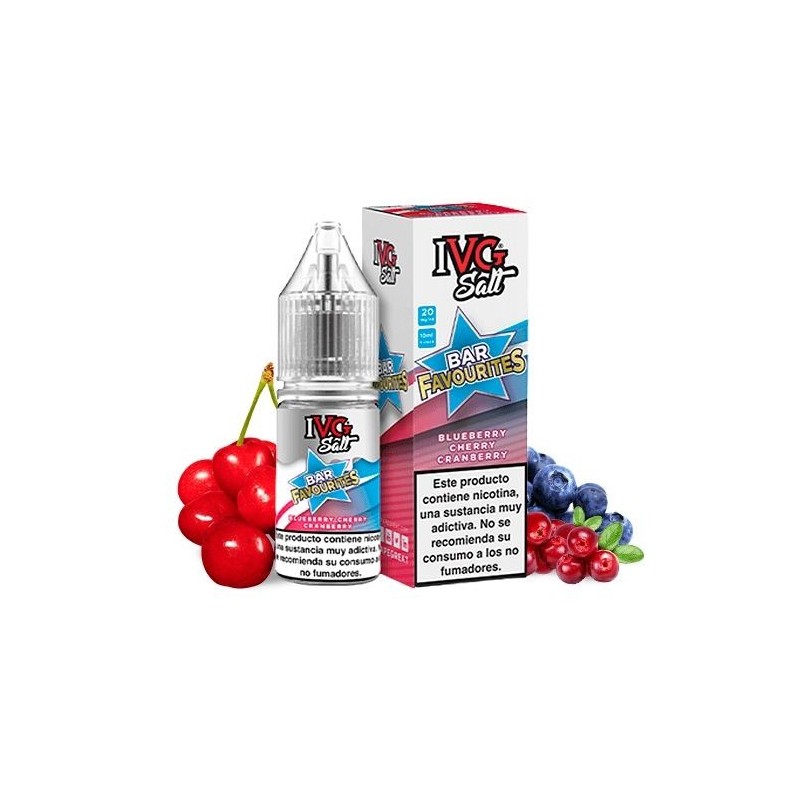 IVG Favourite Bar Salts 10ml - Blueberry Cherry Cranberry 20mg | EliqVapoteur