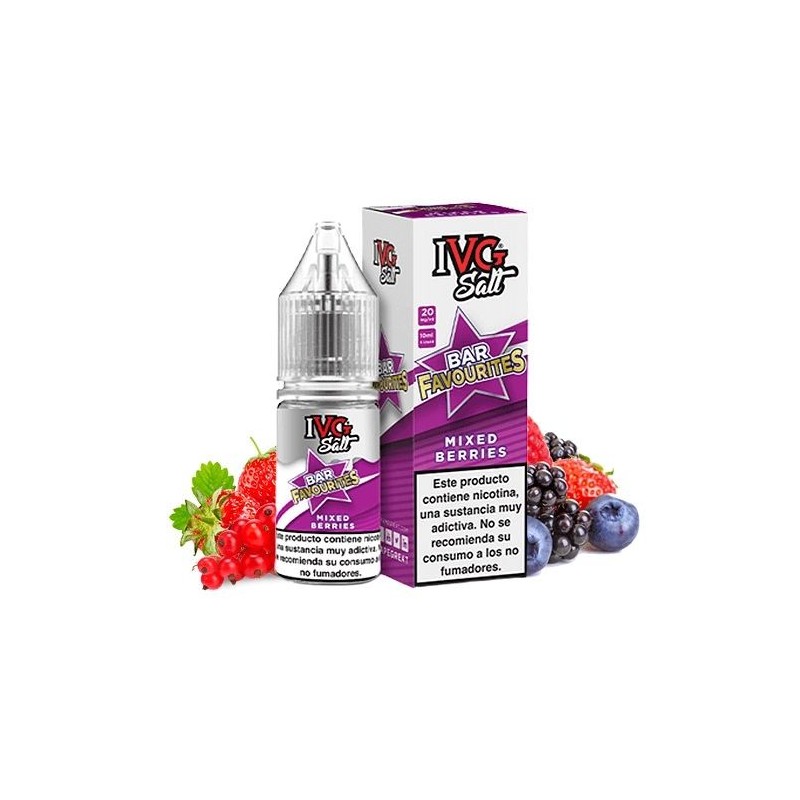 IVG Favourite Bar Salts 10ml - Mixed Berries 20mg | EliqVapoteur