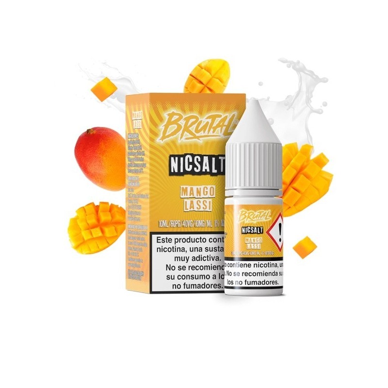 E-liquide Just Juice Brutal Salts 10ml - Mangue Lassi 20mg | EliqVapoteur