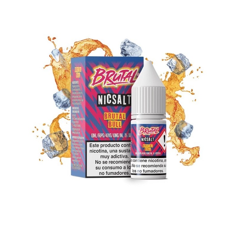 Liquid Just Juice Brutal Salts 10ml - Brutal Bull 20mg | Eliq Vapoteur