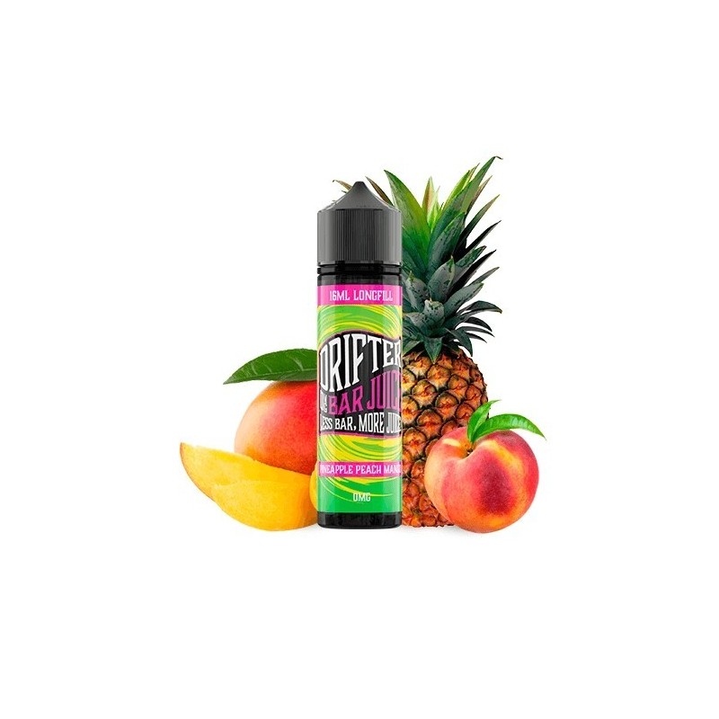 Longfill Drifter Bar 16/60ml - Ananas Pêche Mangue | EliqVapoteur
