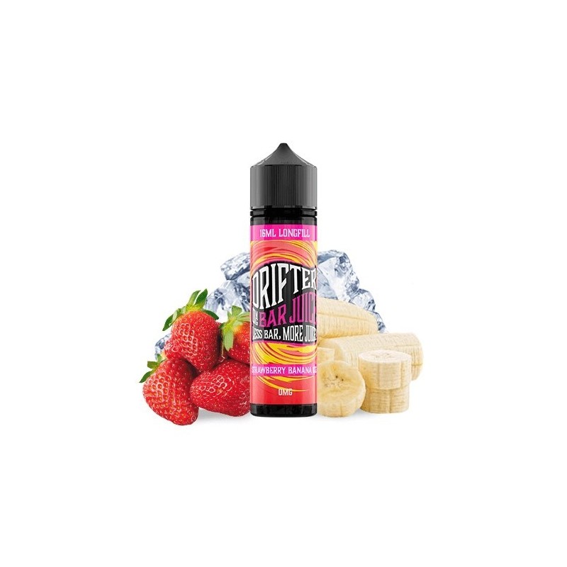 Longfill Drifter Bar 16/60ml - Fraise Banane | EliqVapoteur