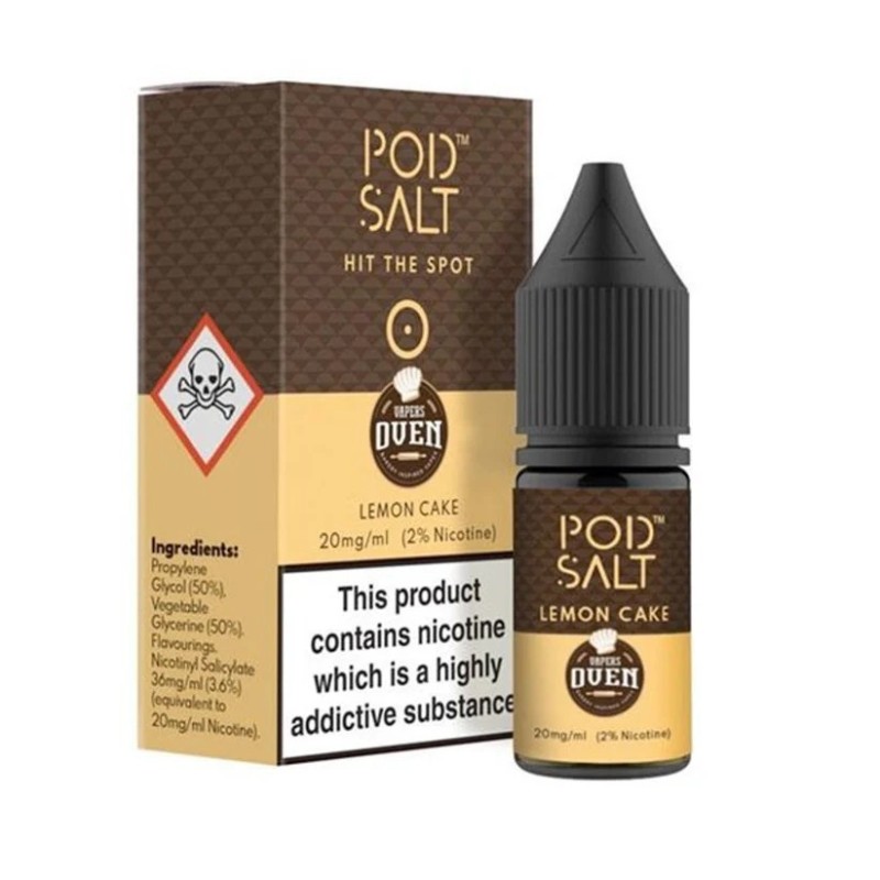 Pod Salt Nexus - Lemon Cake - 10ml - 20mg | EliqVapoteur