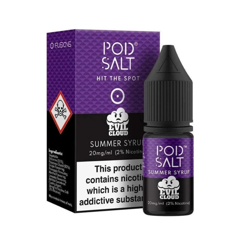 Liquid Pod Salt Nexus - Summer Syrup - 10ml - 20mg | Eliq Vapoteur