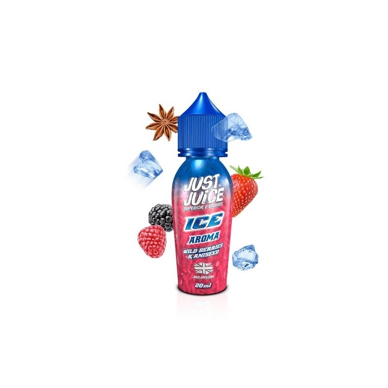 Longfill Just Juice Ice 20/60ml - Wild Berries and Aniseed | Eliq Vapoteur