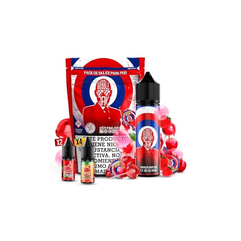 Longfill Oil4vap (Pack) 16/60ml - Bubble Jak | Eliq Vapoteur