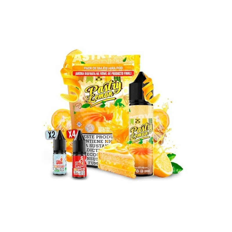 Longfill Oil4vap (Pack) 16/60ml - Tarte au Citron | EliqVapoteur