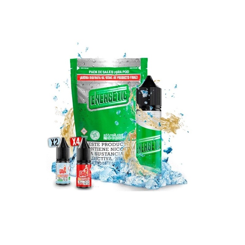 Longfill Oil4vap (Pack) 16/60ml - Energetic | Eliq Vapoteur