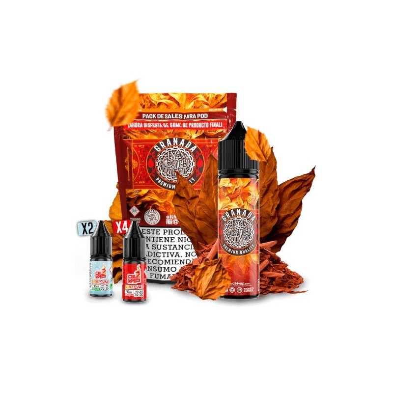 Longfill Oil4vap (Pack) 16/60ml - Rubio Granada | EliqVapoteur